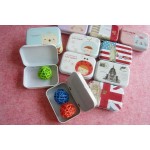 Zakka Storage Tin Case Set,Small Collecting Medicine tin box