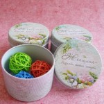Wholesale Round Tin Favor Box for Collecting Ornament
